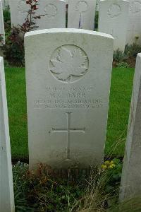 Canada Cemetery Tilloy Les Cambrai - Barr, H C